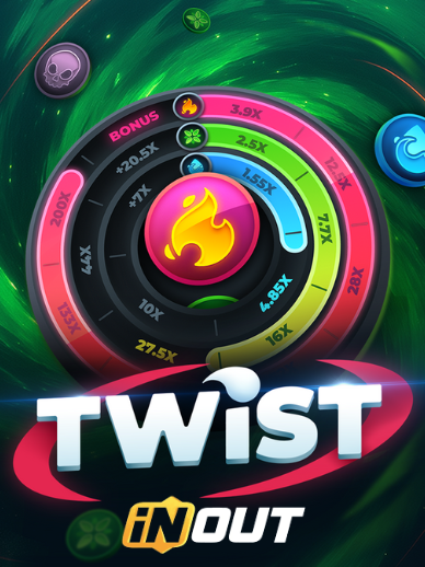 A sleek graphic showcasing the key features of the Twist Game for India